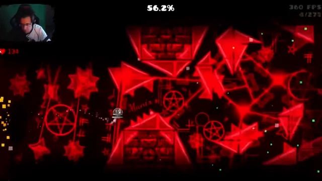 DECODY ПОСТАВИЛ 97% НА BLOODLUST ПРЯМО НА СТРИМЕ! Geometry Dash