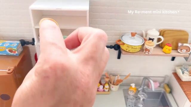Miniature kitchen set installation ✨ASMR ✨Re-ment collection✨ смотреть онлайн