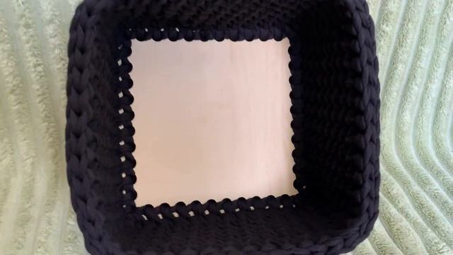 Корзина из трикотажной пряжи Biskvit.