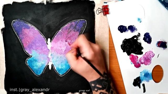 Рисунок за 30 минут. Бабочка смотреть онлайн