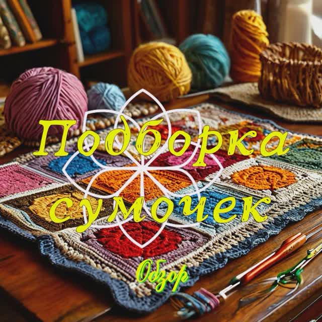 Подборка сумочек и клатчей связанные крючком. Обзор. смотреть онлайн
