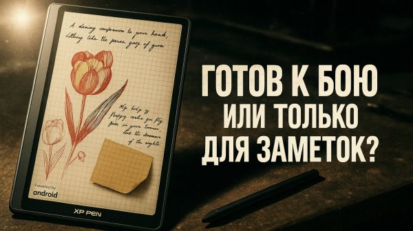 Цифровой блокнот, который реально заменяет бумагу? Тестирую XP-Pen Magic Note Pad с пером и Android
