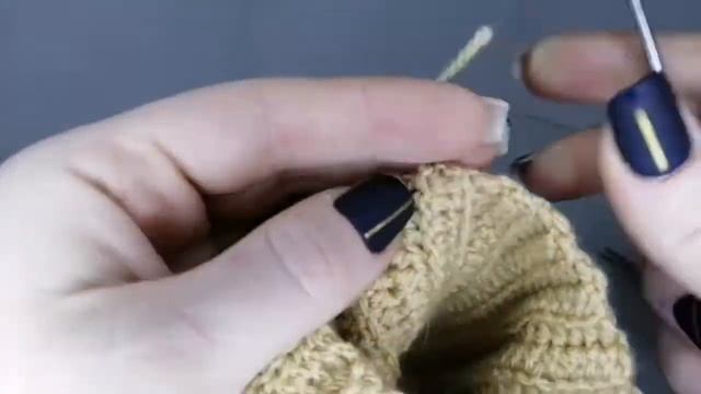 Модная Шапка за 2 часа Английская резинка - крючком смотреть онлайн