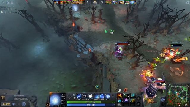 Dota 2 "кто я ? мидовый висп ! "(бот) смотреть онлайн