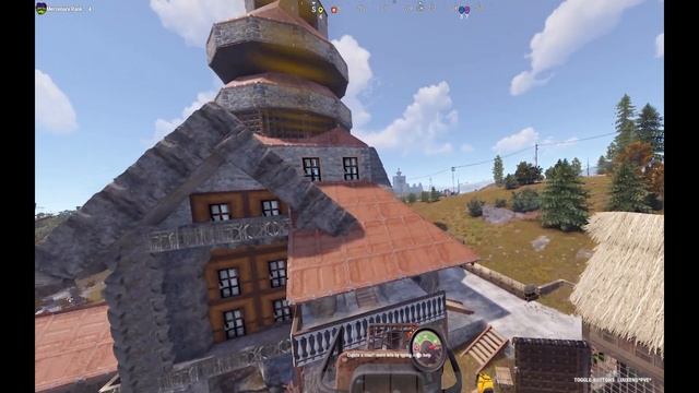beautiful houses in the RUST game Красивые дома в игре RUST смотреть онлайн