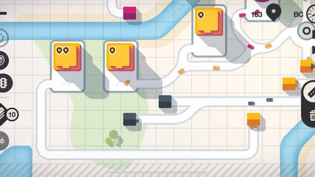 Играю в Mini Motorways часть 3/строитель в Маниле