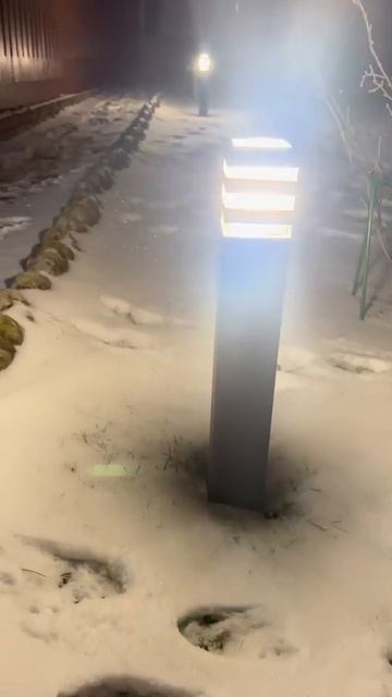 Отзыв №2 ⭐⭐⭐⭐⭐   Уличный светильник столб садово па?