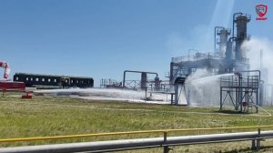 Роботизированная установка пожаротушения ЭФЭР в Оренбурге, 28 мая 2025 года