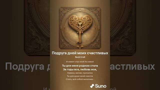 Подруга дней моих счастливых