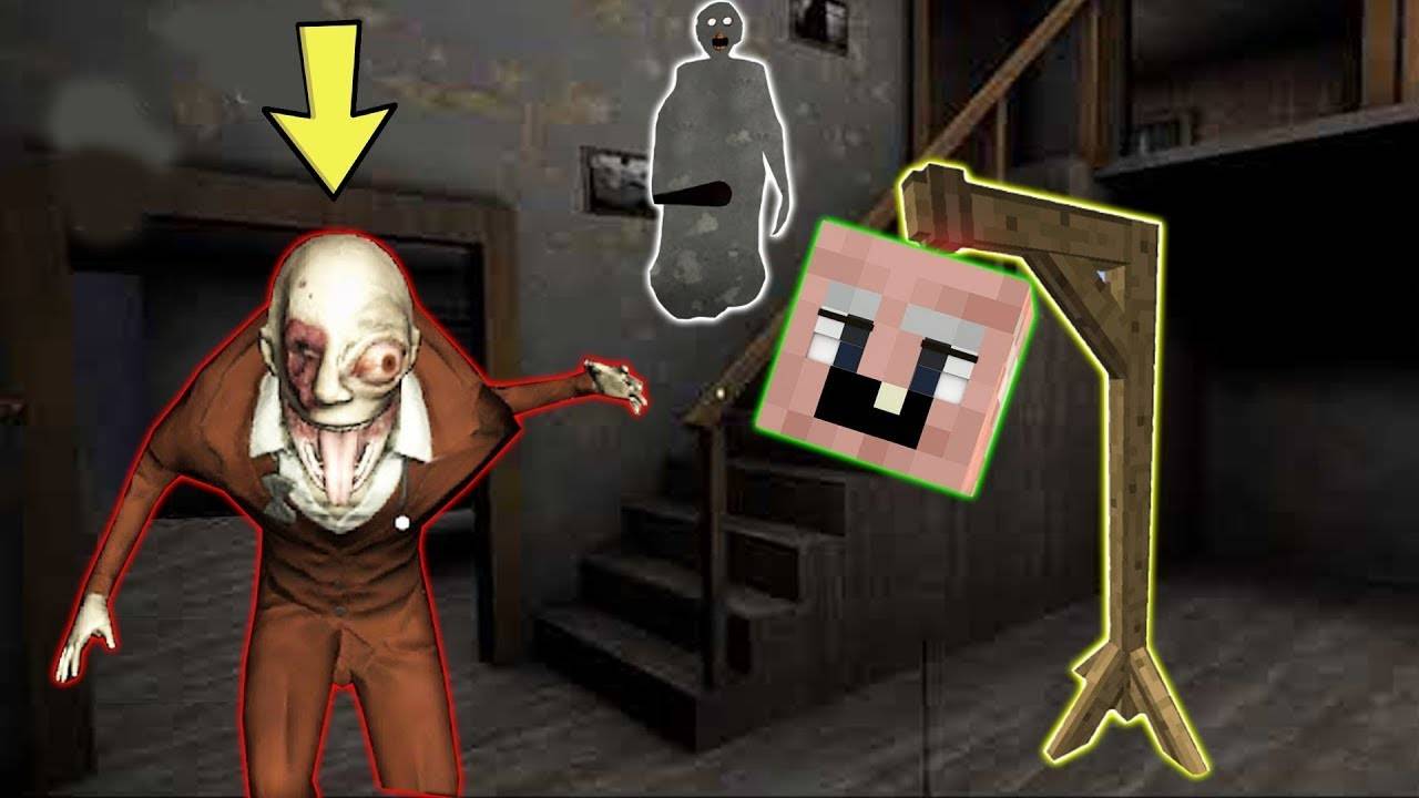 БАБКА ГРЕННИ СТАЛА НЕВИДИМКОЙ ПРОТИВ ДИРЕКТОРА ШКОЛЫ И GRANDPA В МАЙНКРАФТ _ НУБИК MINECRAFT GRANNY смотреть онлайн