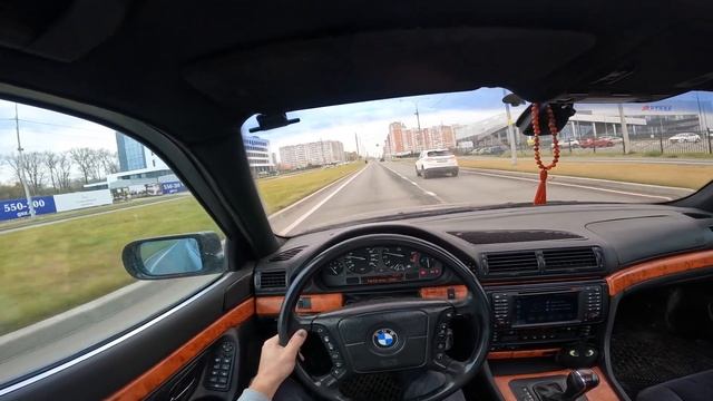 POV BMW e38 от первого лица под музыку Бумер смотреть онлайн