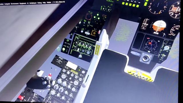 FlightGear | Туториал на General Dynamics F-16 | Tutorial on F-16 смотреть онлайн