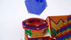 Сделай сам-как построить красивый радужный домик с помощью магнитных шариков❤️