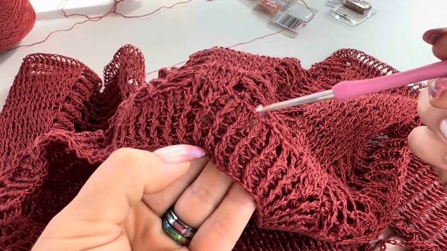 Это бомба! ТОП КРЮЧКОМ 3D "Terracotta" MAСТЕР-КЛАСС на любой размер part 2 CROCHET TOP / BLUSA смотреть онлайн