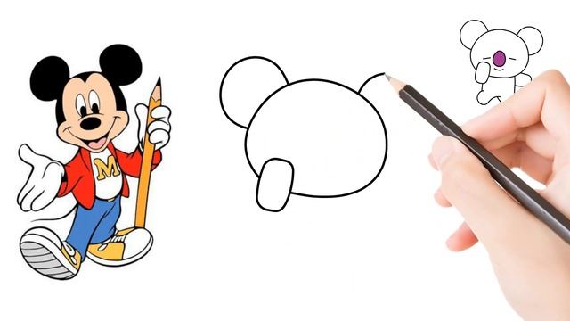 Как да нарисуваме мече лесно * How To Draw Cute Bear Easy смотреть онлайн