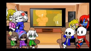 Реакция персонажей Андертейл на "Серафим против Ультр