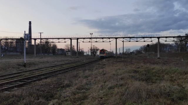 Дизель-поезд Д1М-005, станция Берешты смотреть онлайн
