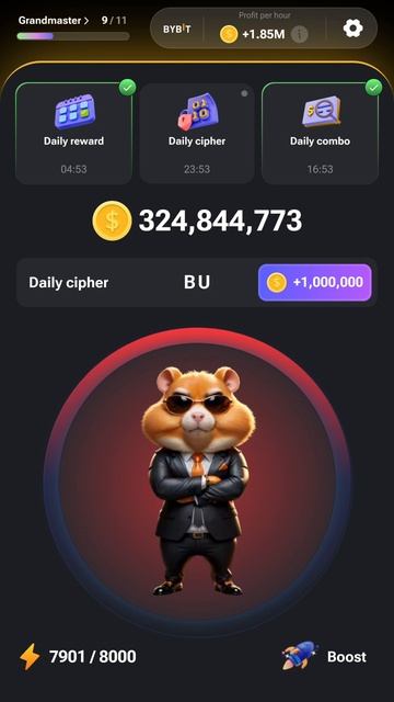 Hamster Kombat шифр 6 июля #play2earn #playtoearn #airdrops #airdrop #hamsterkombat