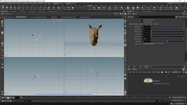 Rendering 101 pt. 7- Basic Setup - Mantra смотреть онлайн