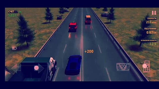 Traffic Racer шашочки на Синем Ламборгини 😍😍