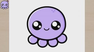 КАК НАРИСОВАТЬ КАВАИЙНОГО ОСЬМИНОГА - ЛЕГКО