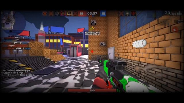 #Kuboom gameplay: especial 9 anos de kuboom partida TDM AK 47 skull mapa telhado #кубум#jogosd смотреть онлайн