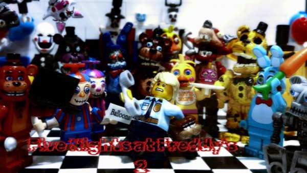 Lego FNaF 2|Lego Five Nights at Freddy's 2 | Stop-motion