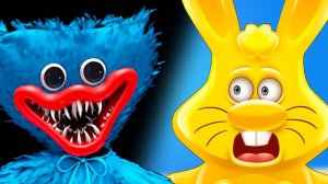 ЖЕЛЕЙНЫЙ ЗАЯЦ ХАРИТОН И ХАГГИ ВАГГИ В РЕАЛЬНОЙ ЖИЗНИ