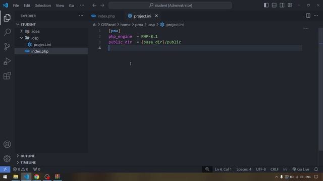 Полная настройка OpenServer для работы с PHP и MySQL смотреть онлайн