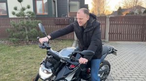 BMW F900R. Первый мотоцикл Семёна. 7.03.2025