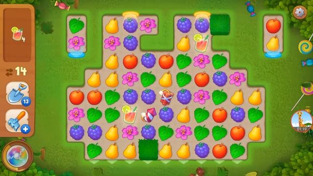 Gardenscapes Пасхальное торжество 3 уровень найти 🍬 🍬 🍬