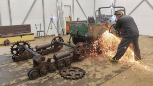 Полугусеничный ГАЗ 69 / Единственный в мире