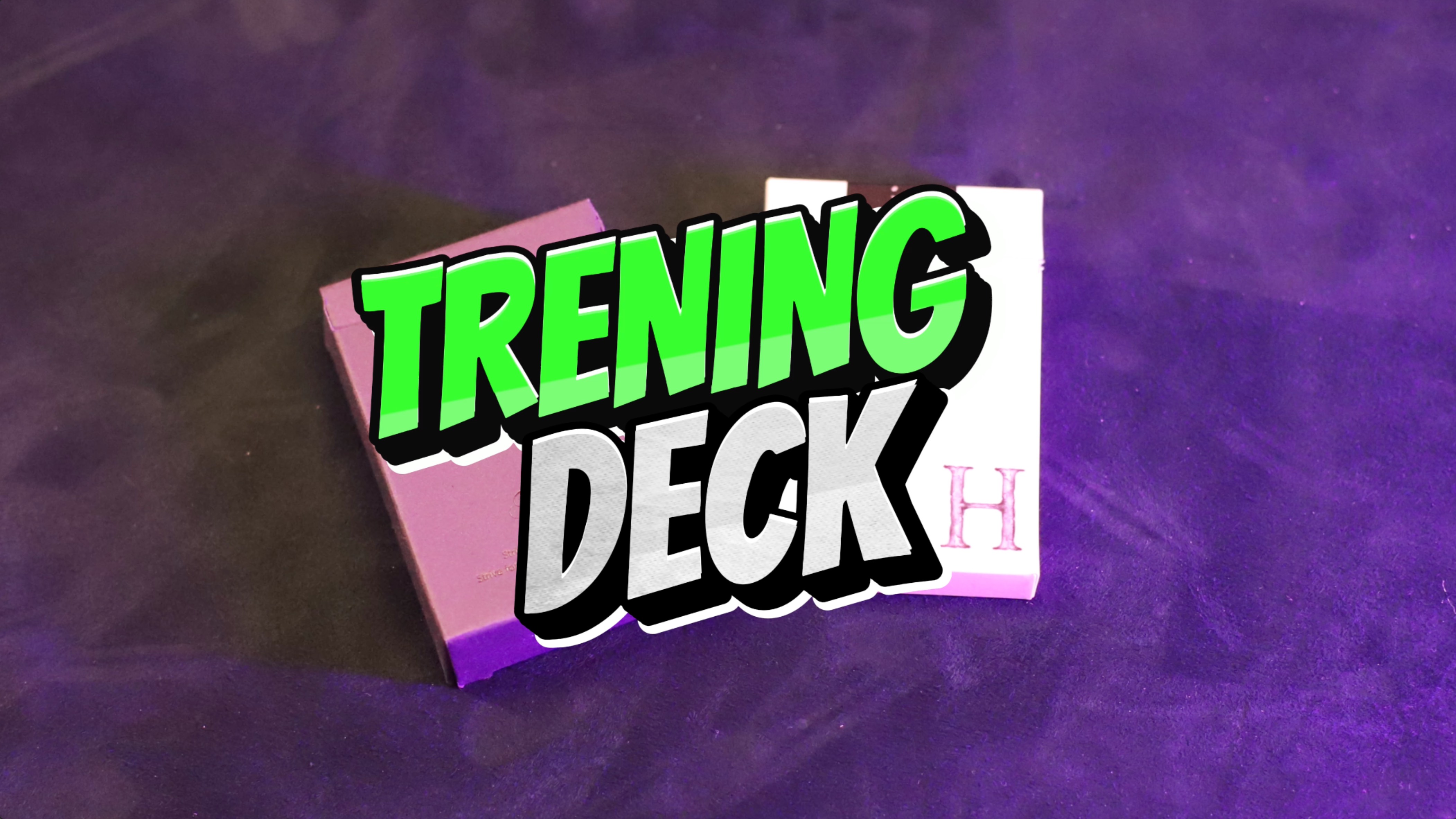 Traning - обзор 2х карточных колод для тренировок