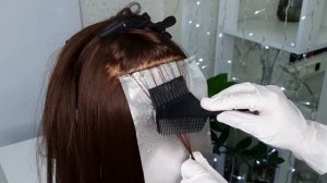 Постановка руки: мелирование на фольгу