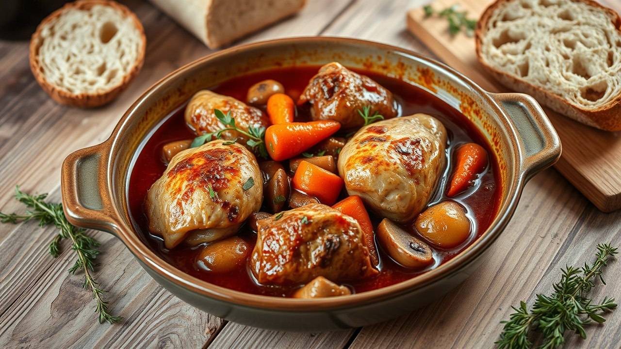 Экзотика на столе: Петух в вине — блюдо, которое заставит Вас забыть обо всем! смотреть онлайн