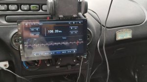 Установка магнитолы 1 дин 9 дюймов в верхний воздухово?