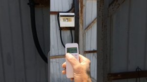 Умный счетчик на столбе. Сам наматывает показания .