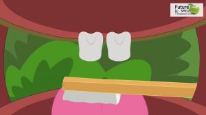 Зублик и Яблик учат Бельчонка чистить зубы — мультфильм Future Smile