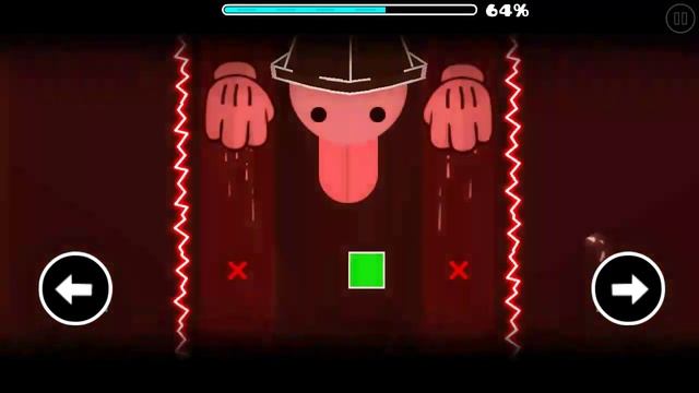 прохожу уровень в Geometry Dash 2.2 Shakey Boss Flght