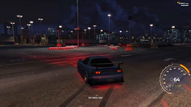 GTA 5 RP Drift. Mazda RX-7 взял катнуть пару кругов. смотреть онлайн