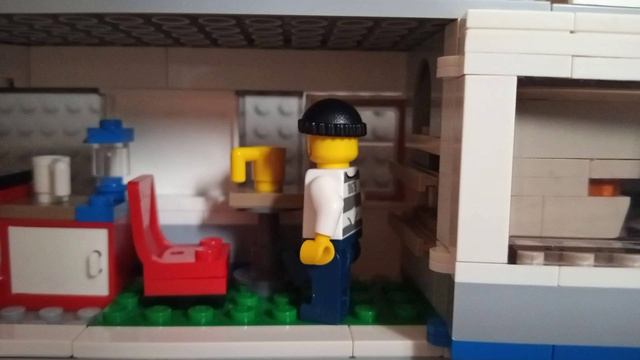 Lego анимация «паркур+побег от полиции» #lego #stopmotionanimation #?