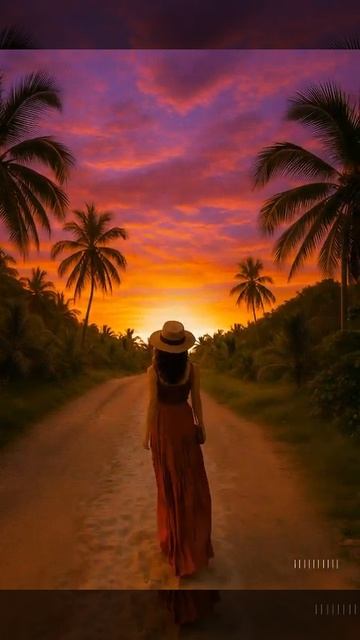 Лилия Любимова — “Испытание 2025” | Woman Walking into the Sunset | Sunset Stroll Serenity смотреть онлайн