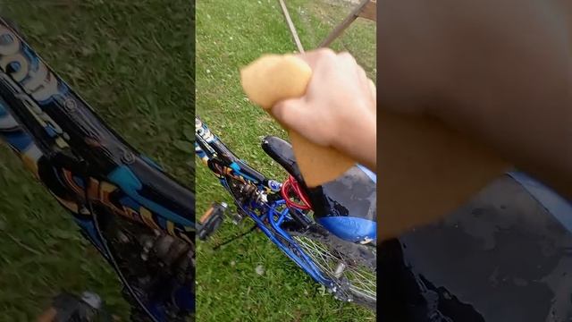 решил помыть велик! смотреть онлайн