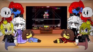 UT! & UF! react to Fatal Error! Sans Part 1/Реакция АТ! & АФ! на Fatal Error! Sans Ч?