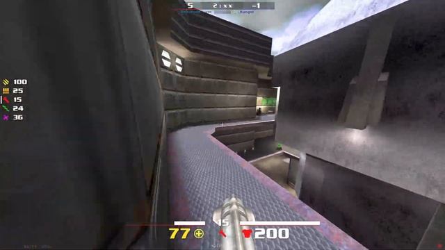 Quake 3 Challenge ProMode Arena, эпизод 0: РАЗМИНКА (Ranger, q3tourney4) смотреть онлайн