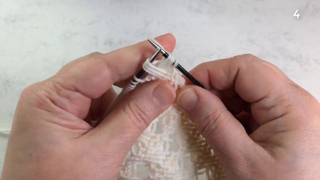 Ажур для нарядных изделий. Удлинённые петли с перемещ?