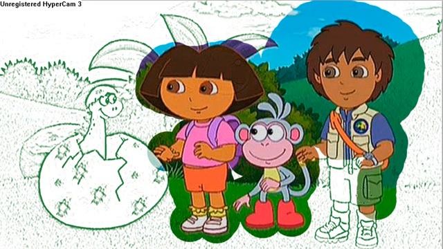 DORA the Explorer 💖🍒💖Coloring Pages #84🎨😃 💖 Даша Путешественница Следопыт Раскраска 💖😃💖#84 смотреть онлайн