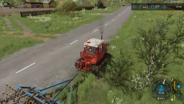 FS 22: Предпосевная культивация на МТЗ 1221. А за ней посев смотреть онлайн