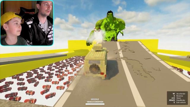 МАШИНЫ ПРОТИВ ХАЛКА В TEARDOWN ! смотреть онлайн