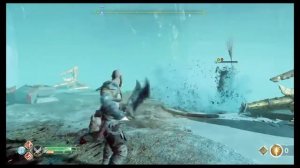 God of War корабль застрял на мосту